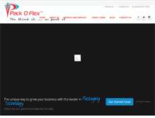 Tablet Screenshot of packoflexindia.com